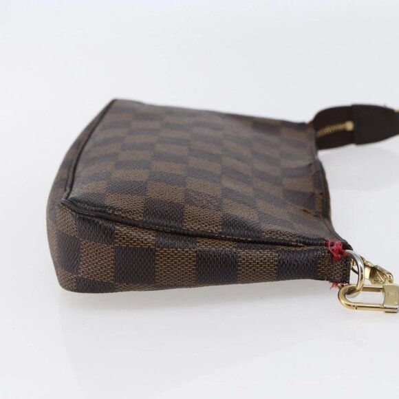 LOUIS VUITTON Damier Ebene Pochette Accessoires Pouch N41206 LV Auth 147934 - Picture 6 of 16